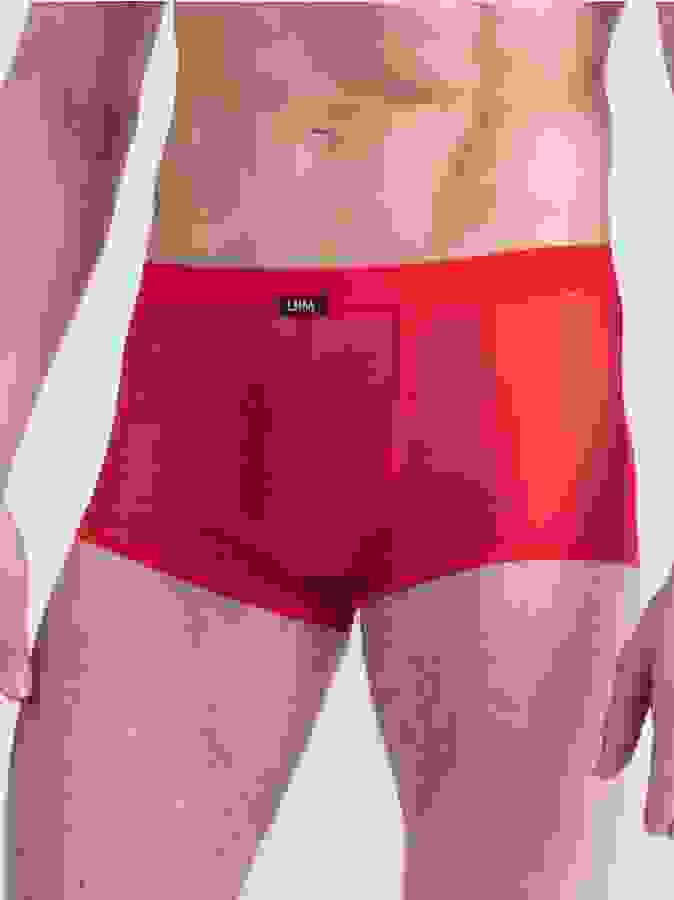 LHM Red Mesh Boxer Shorts, Red, hi-res